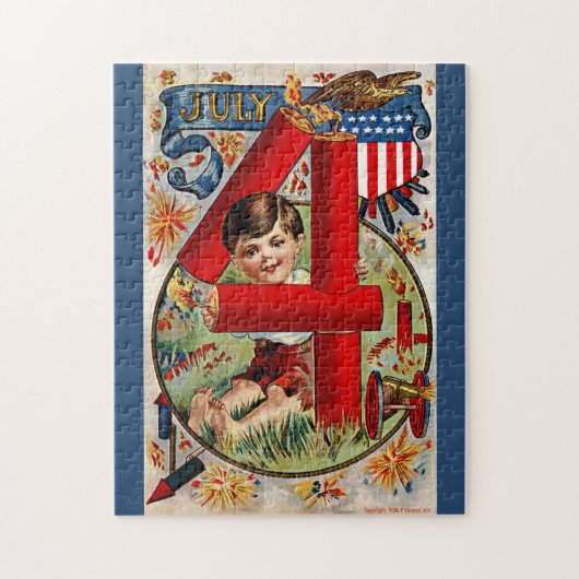4. Juli Junge Puzzle (Vertikal)