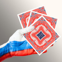 4. Juli Kaleidoskop Red White Blue