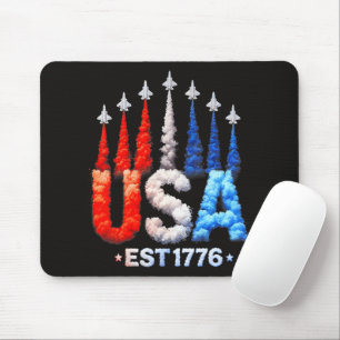 4. Juli-Kampfjets USA Patriotisch Mousepad