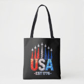 4. Juli-Kampfjets USA Patriotisch Tasche (Vorderseite)