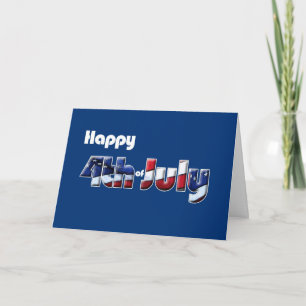 4. Juli Karte Patriotischer Spaß