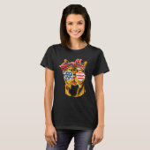 4. Juli Katze 1 T-Shirt (Vorne ganz)