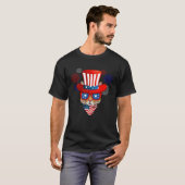 4. Juli Katze für Frauen Katze Männer Kinder Ameri T-Shirt (Vorne ganz)