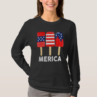 4. Juli Kinder Jungen Mädchen Amerikanische Flagge T-Shirt