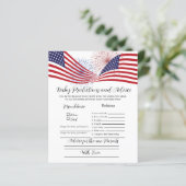 4. Juli Kindervorhersagen und Ratschläge (Stehend Vorderseite)