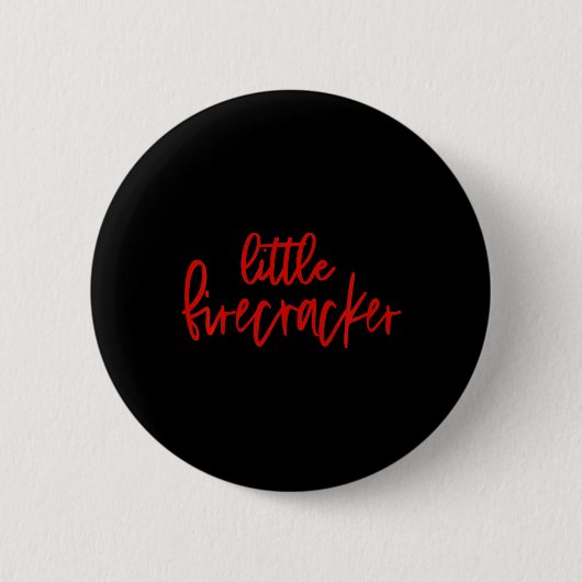 4. Juli Kleiner Firecracker Patriotic Usa Toddl Button (Vorderseite)