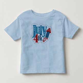 4. Juli Kleinkind Light Blue T Shirt