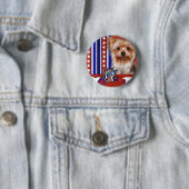 4. Juli Kracher - Yorkshire Terrier Button (Beispiel)
