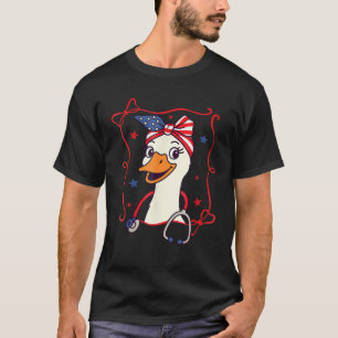 4. Juli Krankenpflege Alberne Gänse Indepen T-Shirt