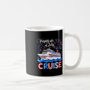 4. Juli Kreuzfahrtschiff Feuerwerk USA Patriotisch Kaffeetasse
