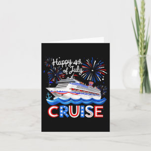 4. Juli Kreuzschiff Feuerwerk Usa Patriotic Gi Karte