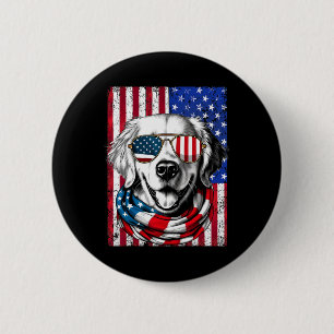 4. Juli-Kuh-Lutscher-Feuerwerk USA Amerikanisch  Button