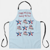 4. Juli "Land der Freie" Schürze (Vorderseite)