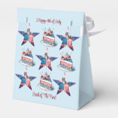 4. Juli "Land of the Free" Gefälligkeitsbox Geschenkschachtel (Rückseite)