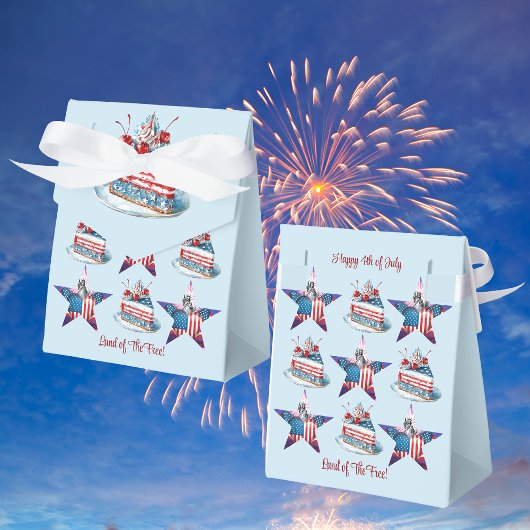 4. Juli "Land of the Free" Gefälligkeitsbox Geschenkschachtel