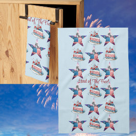 4. Juli "Land of the Free" Küchentücher