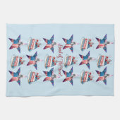 4. Juli "Land of the Free" Küchentücher (Horizontal)
