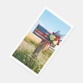 4. Juli Landbriefkasten Serviette (Ecke)
