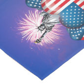 4. Juli "Lass Freedom Ring" Tischläufer (Ecke)