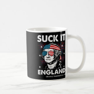 4. Juli Leck-England-Shirt Lustig George-Washingto Kaffeetasse