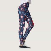 4. Juli Leggings mit weißem B&BE-Logo (Rechts)