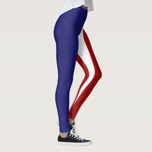 4. Juli Leggings Rot, Weiß & Blau (Rechts)