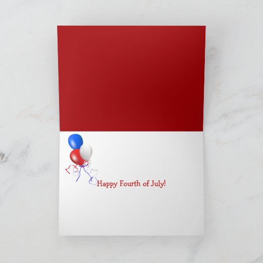 4. Juli Lehrstühle Karte (Innenseite)