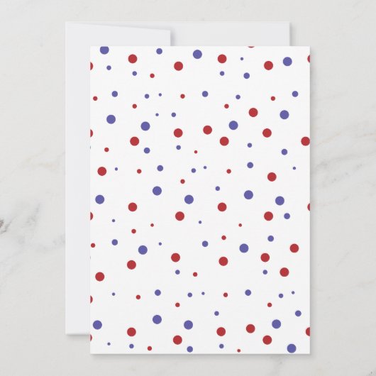 4. Juli Let's Chill Red White Blue Ice Pop Einladung (Rückseite)