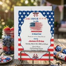 4. Juli Little Firecracker Baby Shower