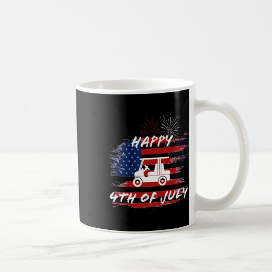 4. Juli Looping Parade Golf Cart Ameri Kaffeetasse (Rechts)