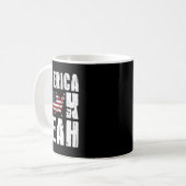 4. Juli Lustig - Amerika Yeah  Kaffeetasse (Vorderseite Links)