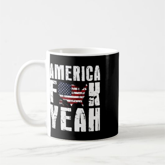 4. Juli Lustig - Amerika Yeah  Kaffeetasse (Links)