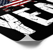 4. Juli Lustig - Amerika Yeah Poster (Ecke)