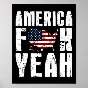 4. Juli Lustig - Amerika Yeah Poster