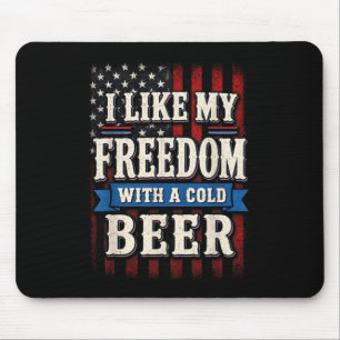 4. Juli Lustig Ich mag meinen Dom mit einem kalten Mousepad