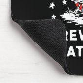 4. Juli Lustiger professioneller Feuerwerksbeobach Mousepad (Ecke)