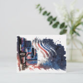 4. Juli Mac Truck Postcard Postkarte (Stehend Vorderseite)