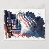 4. Juli Mac Truck Postcard Postkarte (Vorderseite)