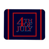 4. Juli - Magnet (Horizontal)