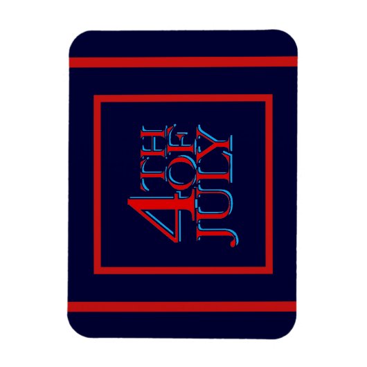 4. Juli - Magnet (Vertikal)