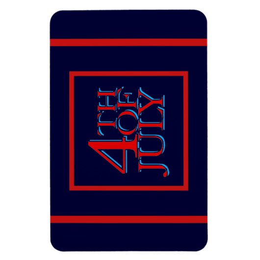 4. Juli - Magnet (Vertikal)