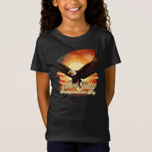 4. Juli – Majestätischer Adler und Feuerwerk-Tribu T-Shirt