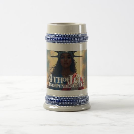 4. Juli - Majestic Eagle & Fireworks Tribute 🦅 Bierglas (Mittel)