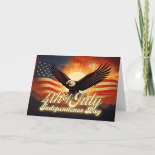 4. Juli - Majestic Eagle & Fireworks Tribute 🦅 Karte