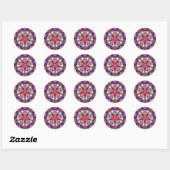 "4. Juli" Mandala Stickers (Blatt)