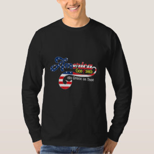 4. Juli Männer Frauen Amerika Gott Goss Seine Gnad T-Shirt