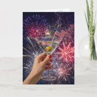 4. Juli Martini Toast