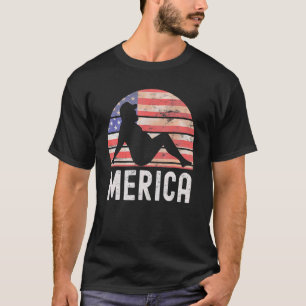 4. Juli Merica Fett Party trinken Erwachsenen Joke T-Shirt