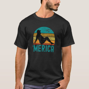 4. Juli Merica Fett Party trinken Erwachsenen Witz T-Shirt