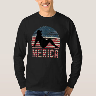 4. Juli Merica Fett Party trinken Erwachsenen Witz T-Shirt